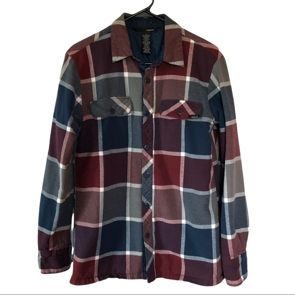 Ambiguous Plaid Shacket w/button flap pockets - Size: S